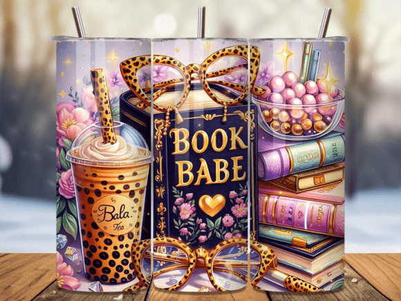 Cheetah Book Babe Tumbler Wrap: A Bold Design Asset for Creative Marketers
