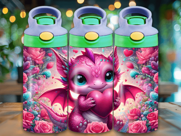 Dragon Love Valentine’s Day Kids Tumbler Review