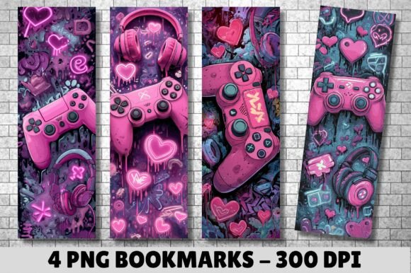 Graffiti Controller Heart Gamer Bookmark Review