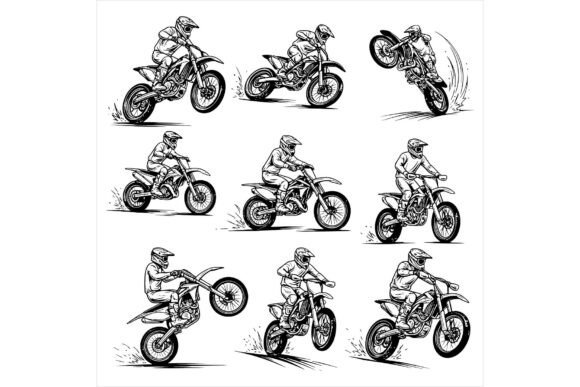 Motorcycle Rider Action Sequence for Crafts: A Seller’s Perspective
