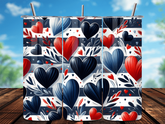 Nautical Blue Stripe Heart Tumbler Wrap Review for Real Craft Projects