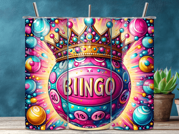Pink Crown Bingo Lucky Ball Tumbler Wrap Review for Real-World Design Projects