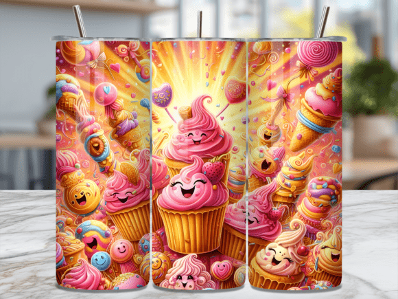 Pink Cupcake Sweet Treats Tumbler Wrap Review