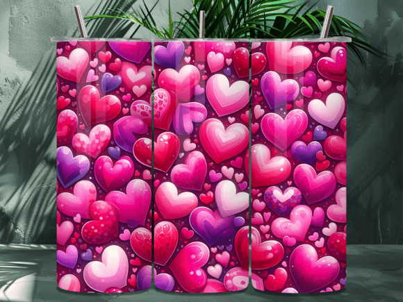 Puffy Hearts Valentines Day Tumbler Wrap Review for Crafters