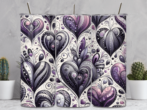 Purple Gothic Filigree Tumbler Wrap Review for Digital Sellers
