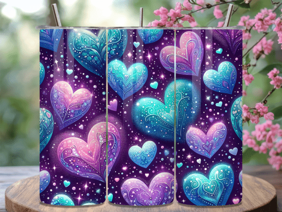 Purple Valentine's Day Heart Tumbler Wrap Review for Real Projects