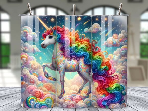 Rainbow Mane Cloud Unicorn Tumbler Wrap Review for Real Crafting