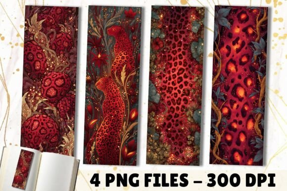 Red Leopard Skin Luxury Texture Bookmark Review
