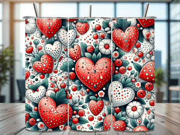 Red Valentine's Day Heart Tumbler Wrap Review for Digital Sellers