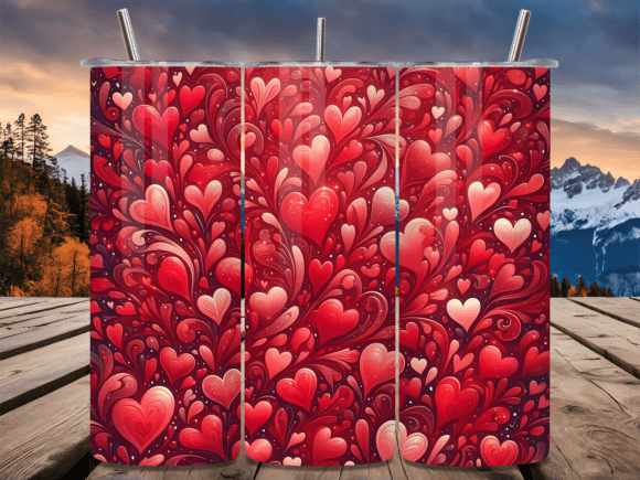 Valentines Day Swirl Heart Tumbler Wrap Review for Real Crafting Projects